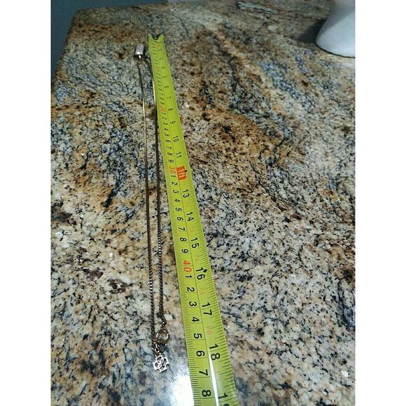 Vintage Ann Taylor Gold-tone Clear Emerald Cut Crystal Long Crystal Necklace - Picture 8 of 10